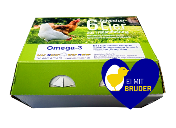 Ei mit Bruder - Schweizer Omega 3 Freilandeier (53g+)